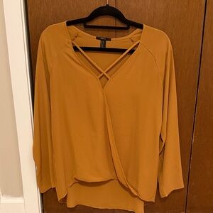 Women's Mustard Blouse